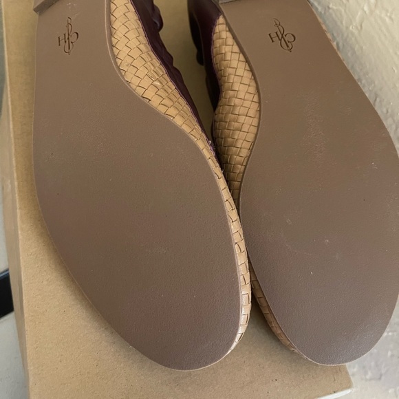 Cole Haan Irwin Ballet Flats Sandstone Woven Leather Sz 9.5 B - Picture 5 of 6